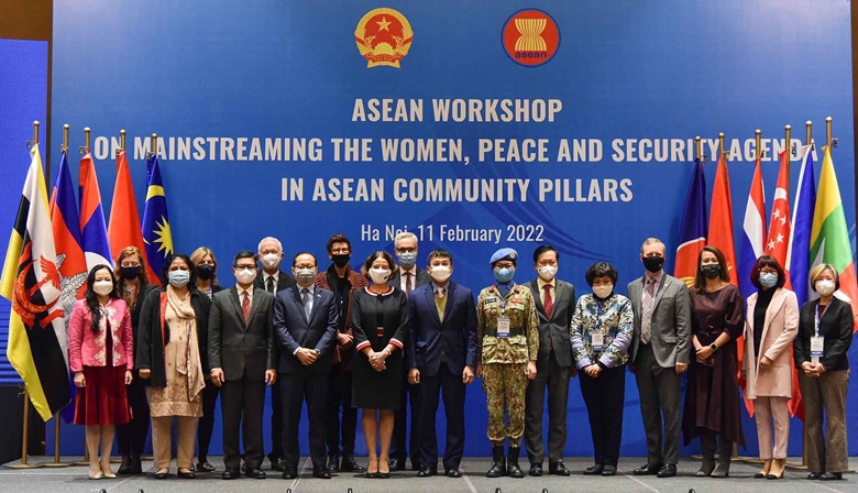 Nữ Quan sát viên Quân sự đầu tiên của Việt Nam tại Phái bộ UNMISS  tham gia Hội thảo ASEAN về lồng ghép Chương trình nghị sự phụ nữ,  hòa bình và an ninh